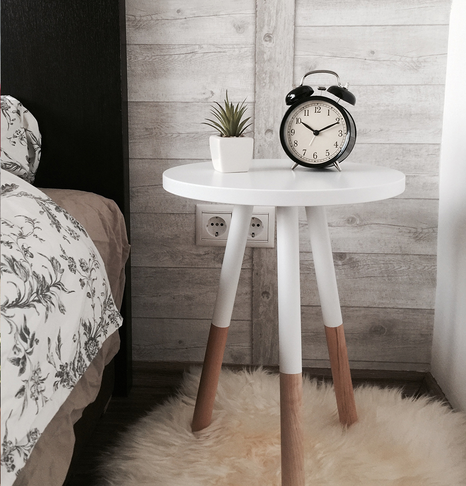 comodino stile scandinavo